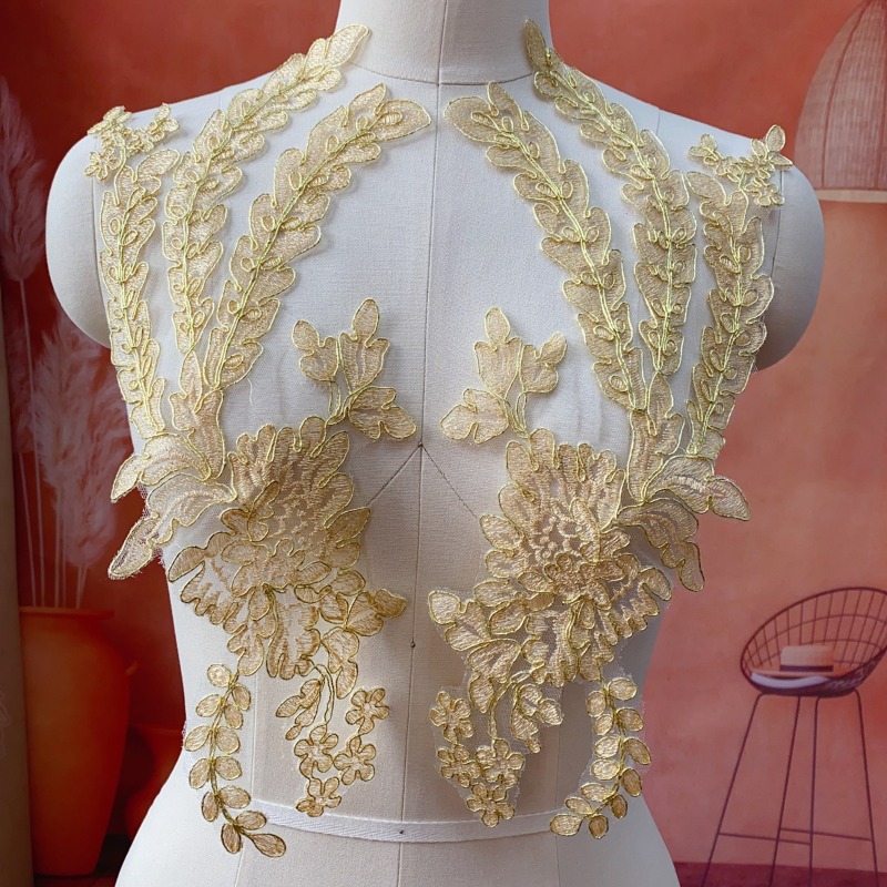 Craft Embellishments - Gold Lace Trim for Wedding DIY
