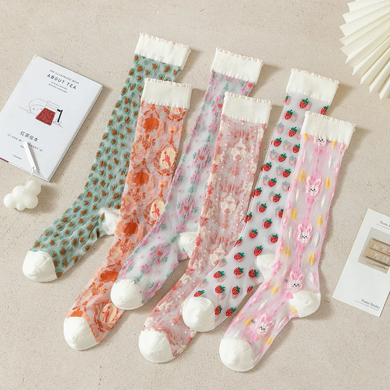 Summer Thin Women Stockings Ul - огляд і ціна Crystal Mesh Fabric