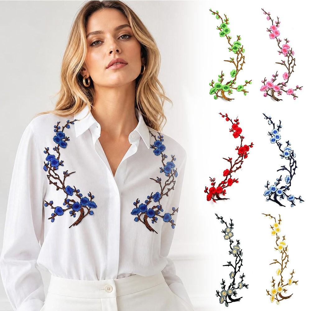 DIY Cherry Blossom Iron On Pat - огляд і ціна Applique Patch Flower
