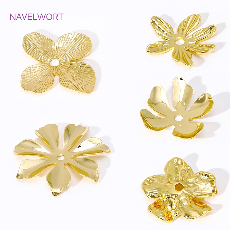 18K Gold Plated Large Flower B - огляд і ціна Embellishment Crafts