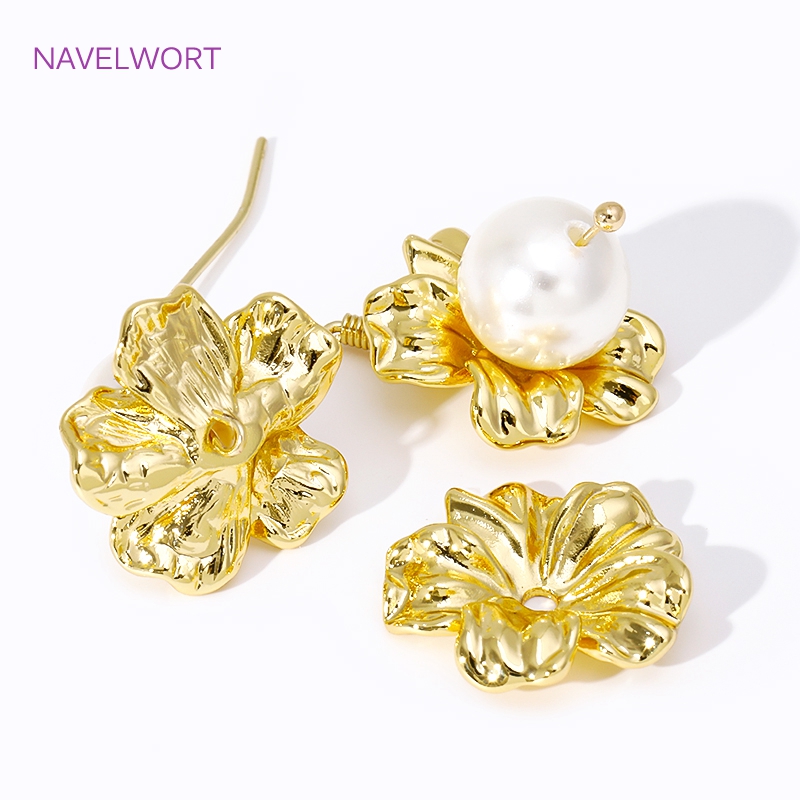 18K Gold Plated Large Flower B - огляд і ціна Embellishment Crafts