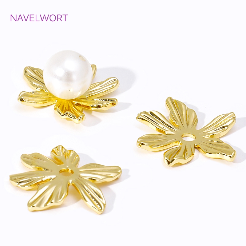 18K Gold Plated Large Flower B - огляд і ціна Embellishment Crafts