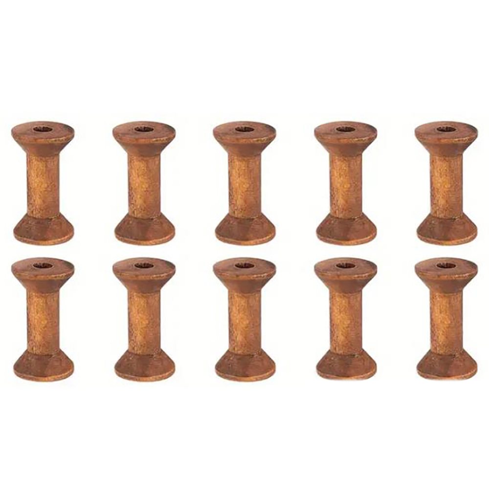 10/20Pcs Mini Wooden Bobbins E - огляд і ціна Organza Ribbon Spool