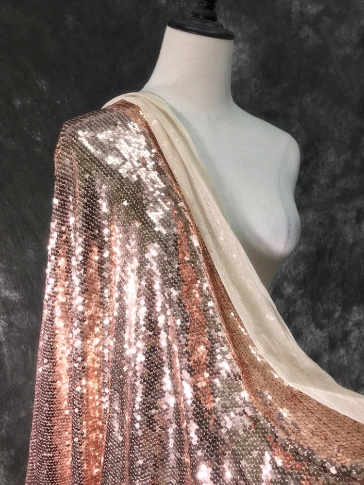 Mesh Sequin Fabric Matte Elast - огляд і ціна Crystal Mesh Fabric