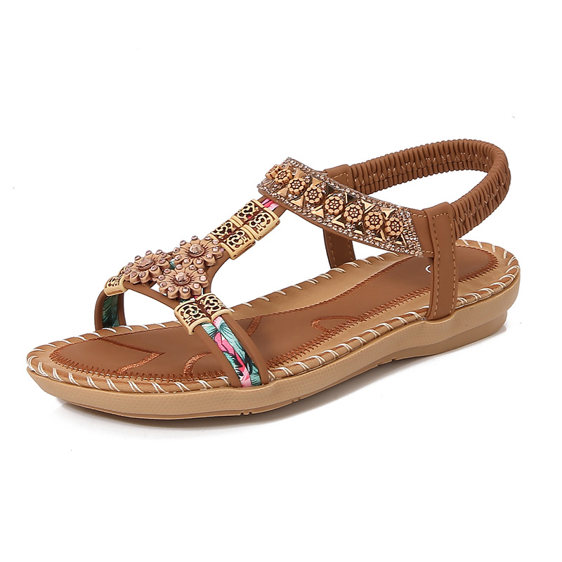 Fashion Bohemian Summer Sandal - огляд і ціна Sew On Rhinestone