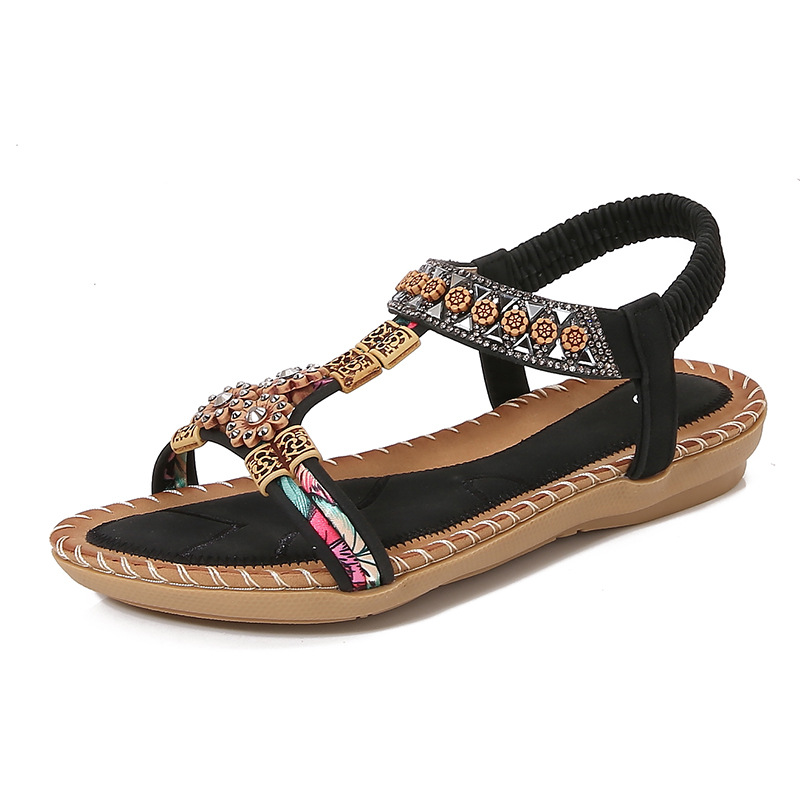 Fashion Bohemian Summer Sandal - огляд і ціна Sew On Rhinestone