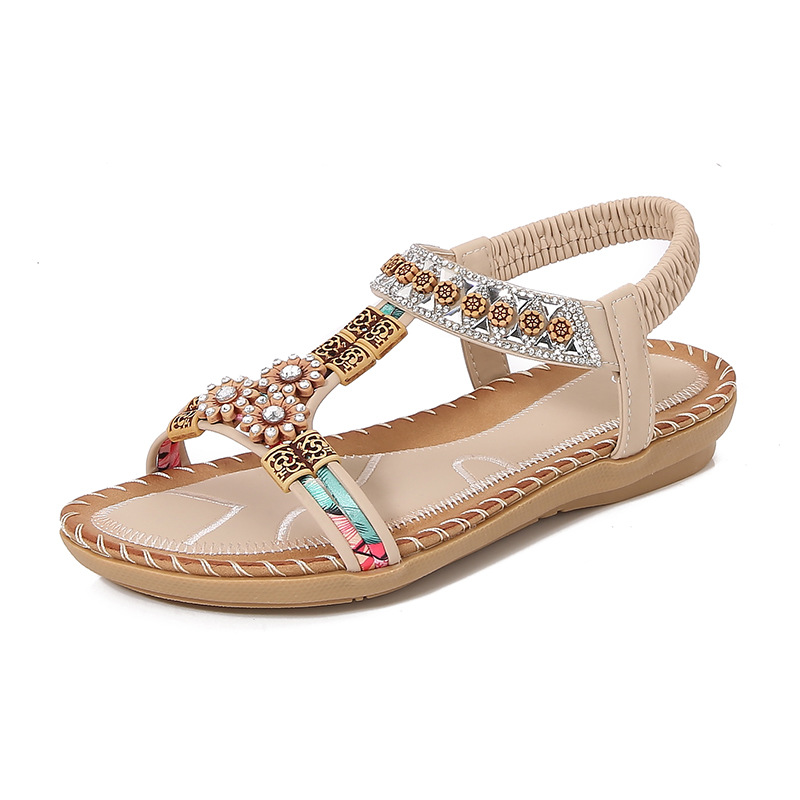 Fashion Bohemian Summer Sandal - огляд і ціна Sew On Rhinestone