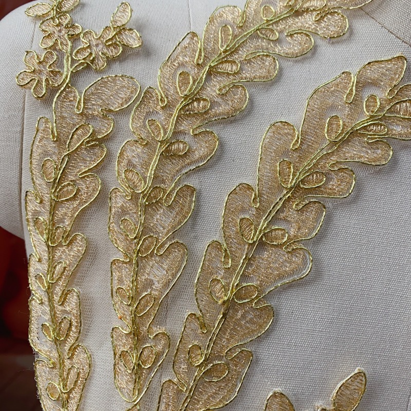 Gold Lace Trim for Wedding DIY - огляд і ціна Craft Embellishments