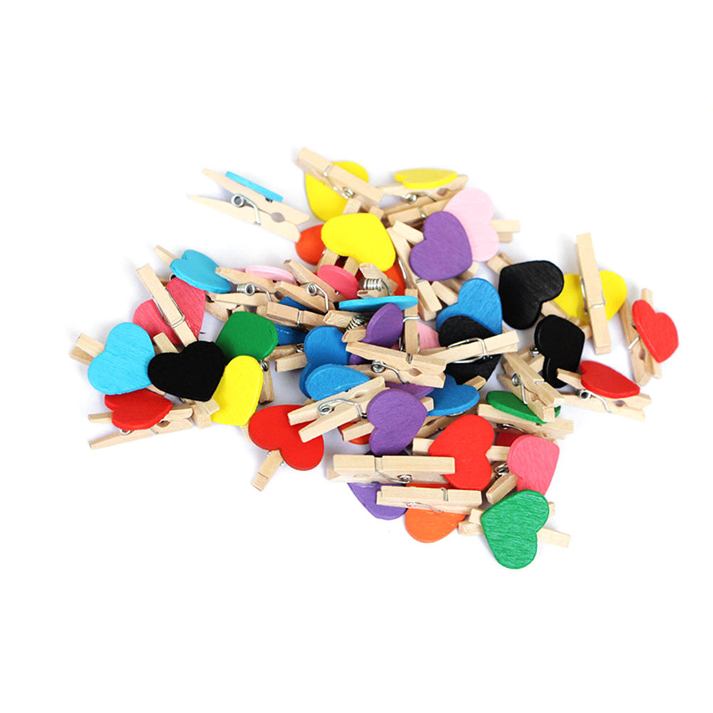 50Pcs Mini Wooden Clothespins  - огляд і ціна Craft Embellishments