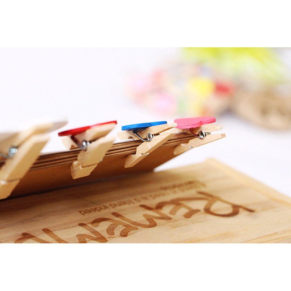 50Pcs Mini Wooden Clothespins  - огляд і ціна Craft Embellishments