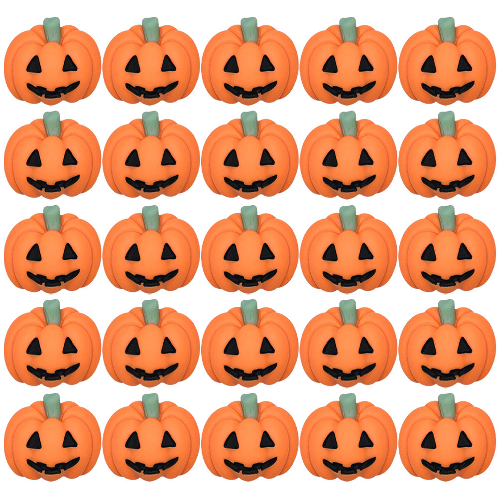 50Pcs Tiny Resin Pumpkin Charm - огляд і ціна Craft Embellishments
