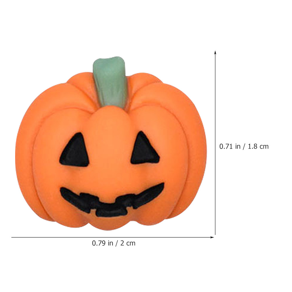 50Pcs Tiny Resin Pumpkin Charm - огляд і ціна Craft Embellishments