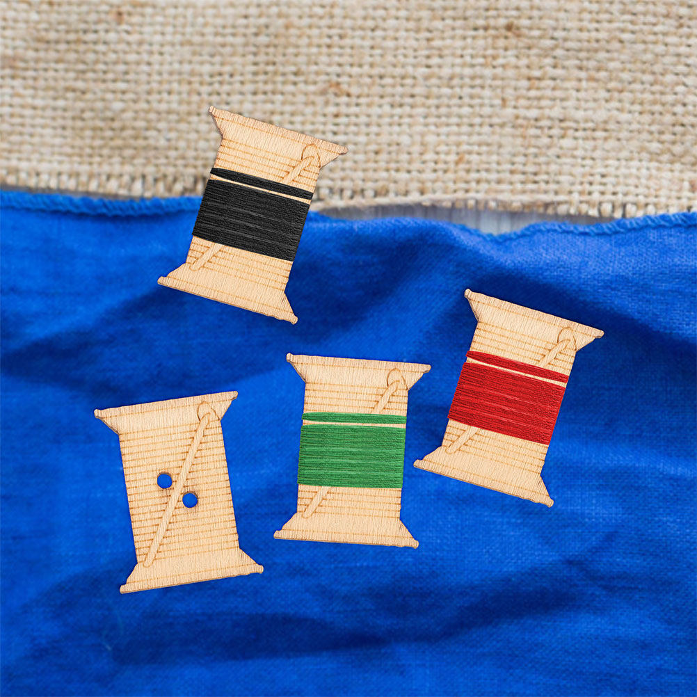 100Pcs Wooden Thread Winding B - огляд і ціна Embroidery Craft